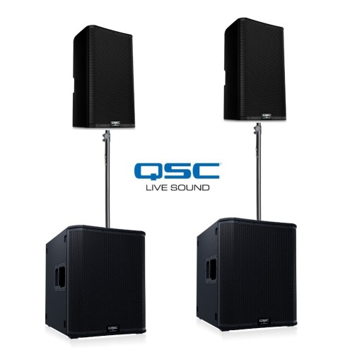 Zdjęcie oferty: QSC K 12.2 / KS 118 SET zestaw nagłośnienia DJ