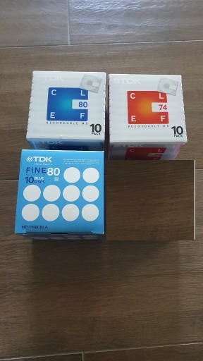 Zdjęcie oferty: Minidisc TDK  - 30szt  - zestaw nr 1 - folia 
