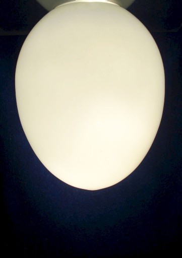 Zdjęcie oferty: Klosz biały, szklany po-Wielkanocne jajo