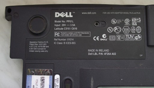 Zdjęcie oferty: CPU Pentium III - M 1GHz z DELL PP01L (C510/C610)