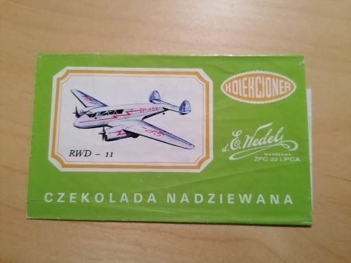 Zdjęcie oferty: Opakowanie E. Wedel hobby RWD 11