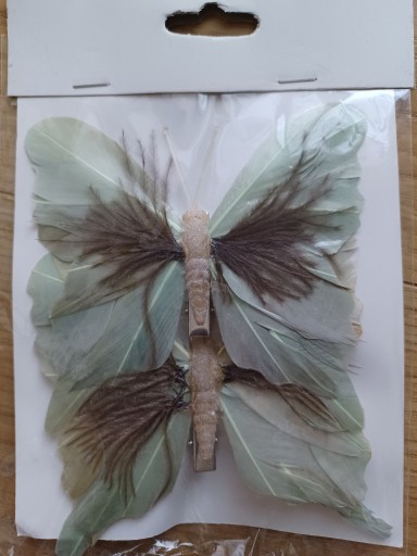 Zdjęcie oferty: Dekoracja motyle na klips, decoupage