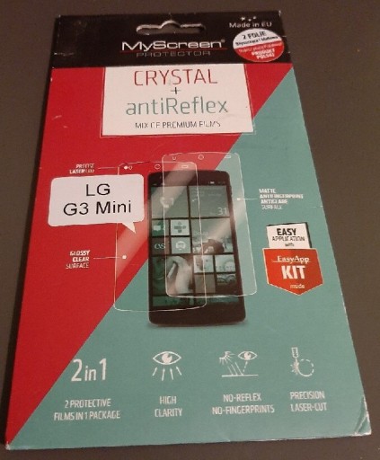 Zdjęcie oferty: 2 Naklejki na ekran MyScreen LG G3 Mini