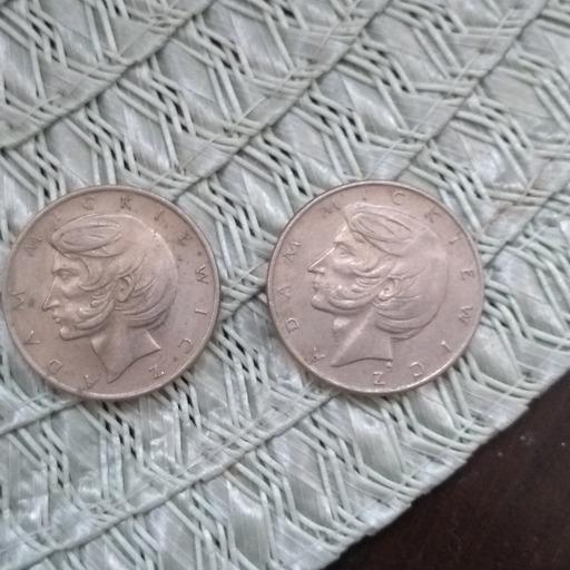 Zdjęcie oferty:  2 Monety- Adam Mickiewicz 10 zł 1975 i 1976 rok