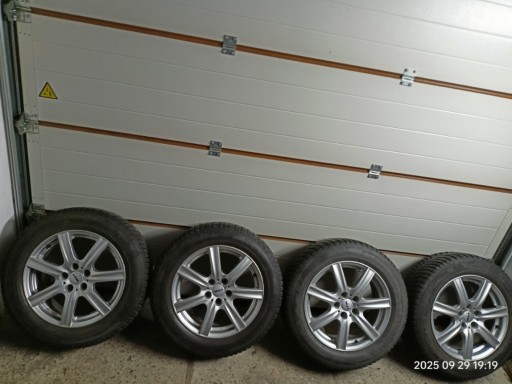 Zdjęcie oferty: 4x Koła zimowe felgi aluminiowe opony mitsubishi nissan 225/60r17 5x114,3 