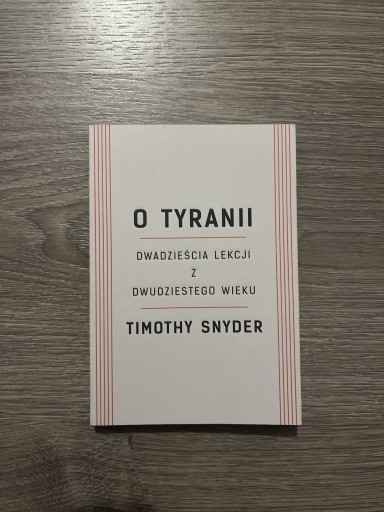 Zdjęcie oferty: O tyrani 20 lekcji