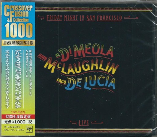 Zdjęcie oferty: CD Al Di Meola-John McLaughlin-Paco De Lucia - Fri