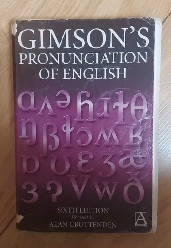 Zdjęcie oferty: Gimson's Pronunciation of English A. Cruttenden