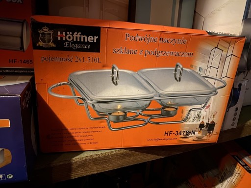 Zdjęcie oferty: Hoffner HF-3478 podgrzewacz żaroodporny 2x1,5 l