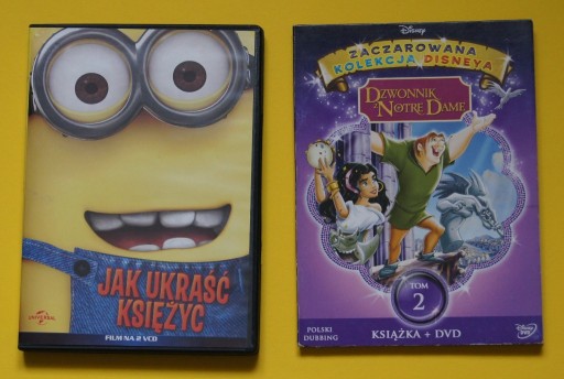 Zdjęcie oferty: Dwie bajki filmowe dla dzieci na DVD