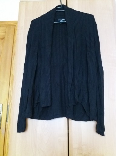 Zdjęcie oferty: Czarny kardigan narzutka H&M wiskoza 38 M