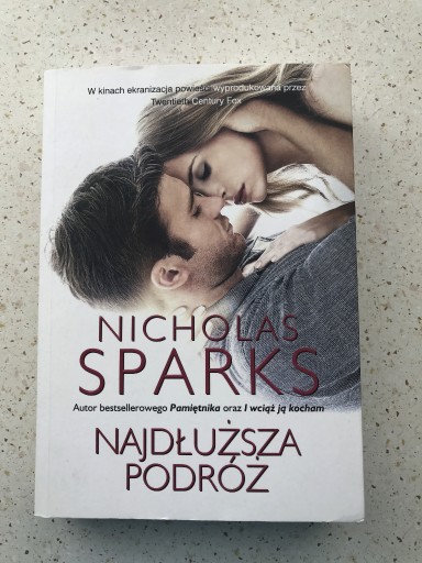 Zdjęcie oferty: Nicholas Sparks "Najdłuższa podróż"