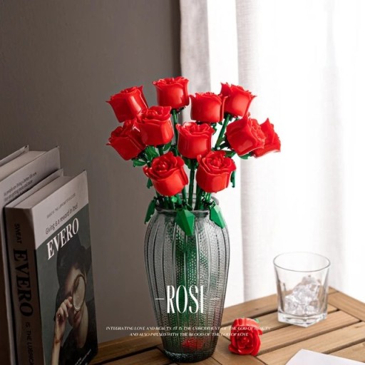 Zdjęcie oferty: Kwiat Róża klocki