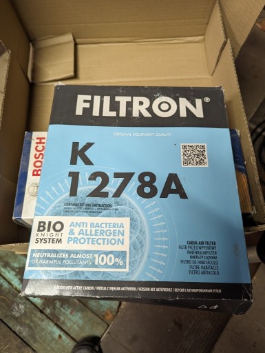 Zdjęcie oferty: Filtron kabinowy węglowy K 1278A Filtr Audi a4 a5