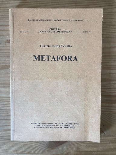 Zdjęcie oferty: DOBRZYŃSKA - Metafora