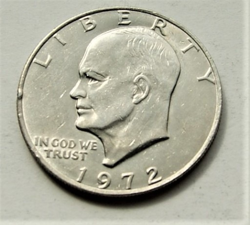 Zdjęcie oferty: 1 dolar 1972 bzm  one dollar Eisenhower Stan !!