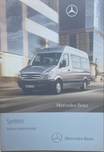 Zdjęcie oferty: Skrócona instrukcja obsługi Mercedes Sprinter   