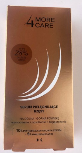 Zdjęcie oferty: More4Care SERUM pielegnujące RZĘSY 3 ml