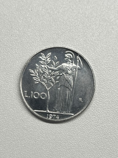 Zdjęcie oferty: Moneta kolekcjonerska 100 l lirów 1974 rok