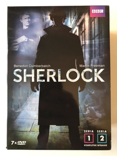 Zdjęcie oferty: SHERLOCK SERIAL BBC - SEZON 1 i 2 - [BOX 7 DVD]