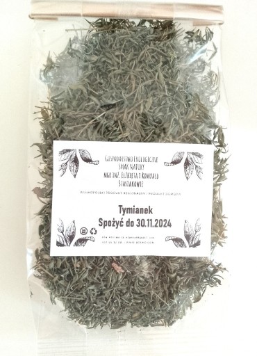 Zdjęcie oferty: Bio Tymianek 15g Zioła herbata Tymiankowa suszona 