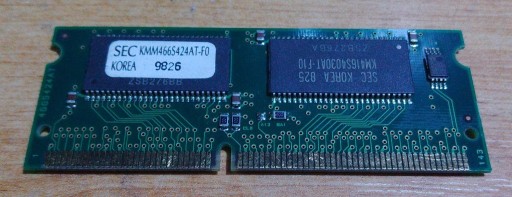 Zdjęcie oferty: Pamięć SDRAM PC66 32MB.