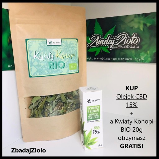 Zdjęcie oferty: Olejek konopny CBD 15 % Dr Joint 10 ml + GRATIS