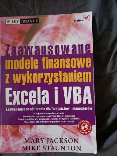 Zdjęcie oferty: Zaawansowane modele finansowe Excel i VBA