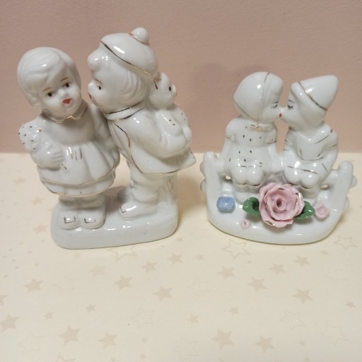 Zdjęcie oferty: Chłopiec i dziewczynka figurki dekoracja 