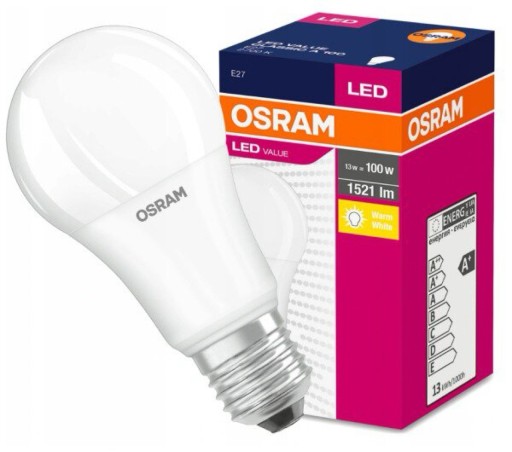Zdjęcie oferty: 25 szt x LED żarówka OSRAM 100W E27 ciepła lub neutralna