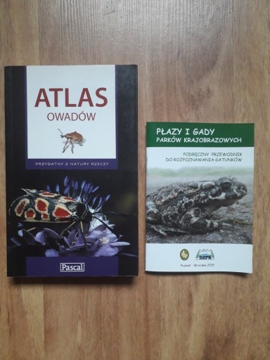 Zdjęcie oferty: Atlas owadów + przewodnik do rozpoznawania gadów