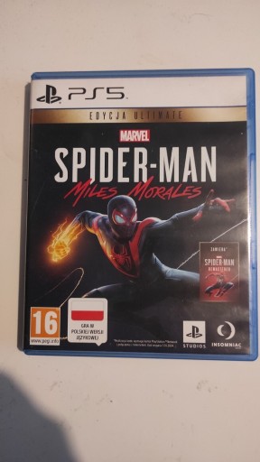 Zdjęcie oferty: SPIDER-MAN MILES MORALES PL PS5