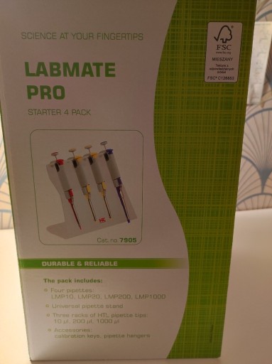 Zdjęcie oferty: zestaw pipet automatycznych HLT LabMate Pro