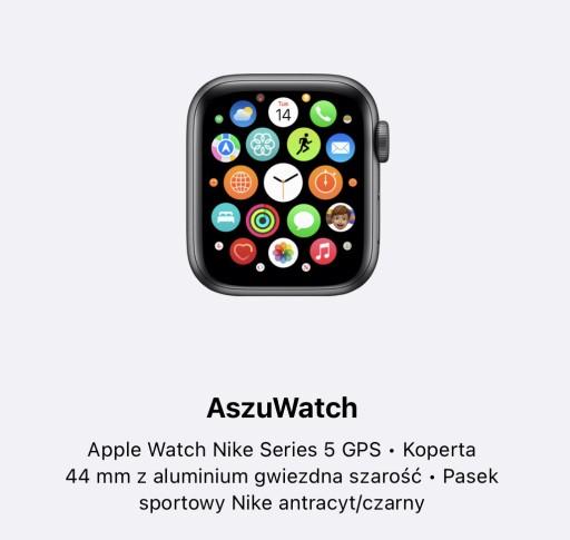 Zdjęcie oferty: Apple Watch 5 Nike