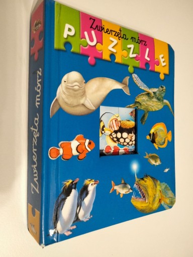 Zdjęcie oferty: Książka Zwierzęta mórz Pierwsze puzzle dla dzieci 