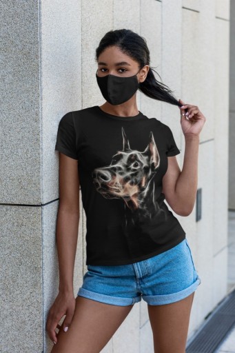 Zdjęcie oferty: T-shirt Doberman Koszulka Damska Rozmiar XL