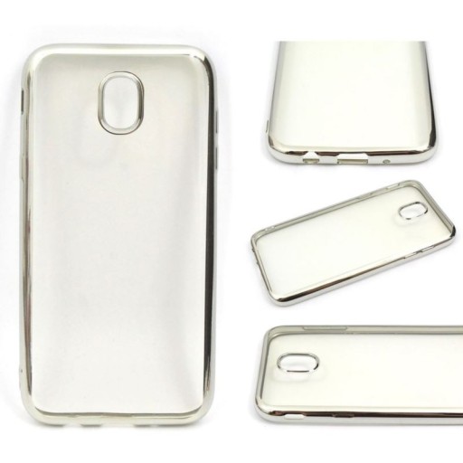 Zdjęcie oferty: Etui BUMPER GLOSSY TPU na telefon Samsung Galaxy J7 2017 J730 srebrne