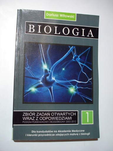 Zdjęcie oferty: Biologia 1 Zbiór zadań otwartych z odpow. Witowski