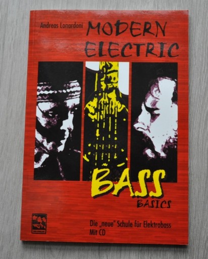 Zdjęcie oferty: Modern Electric Bass basic z CD  Andreas Lanardoni