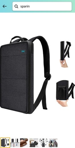 Zdjęcie oferty: ZINZ Smukły i rozszerzalny plecak na laptopa 