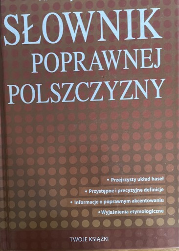 Zdjęcie oferty: Słownik poprawnej polszczyzny