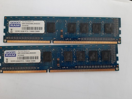 Zdjęcie oferty:  2 Pamięci RAM GOODRAM 2GB 