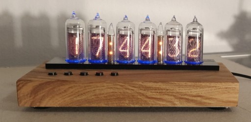 Zdjęcie oferty: Zegar lampowy z budzikiem nixie na lampach IN-14