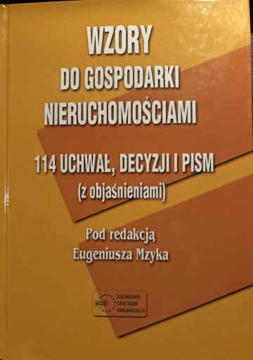 Zdjęcie oferty: Wzory do gospodarki nieruchomosciami