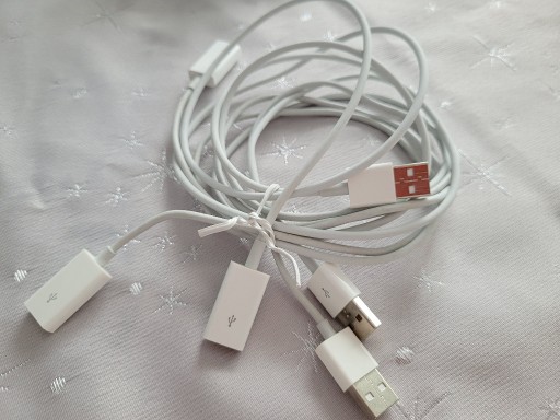 Zdjęcie oferty: Kabel przedłużacz klawiatury myszki USB Apple 
