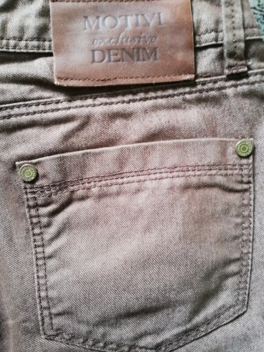 Zdjęcie oferty: Mótivi DENIM włoskie spodnie jeans,pas 74 cm, nowe
