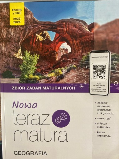 Zdjęcie oferty: Nowa Teraz matura geografia. Zbiór zadań