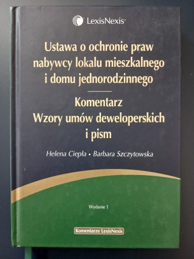 Zdjęcie oferty: Ustawa deweloperska Ciepła Szczytowska