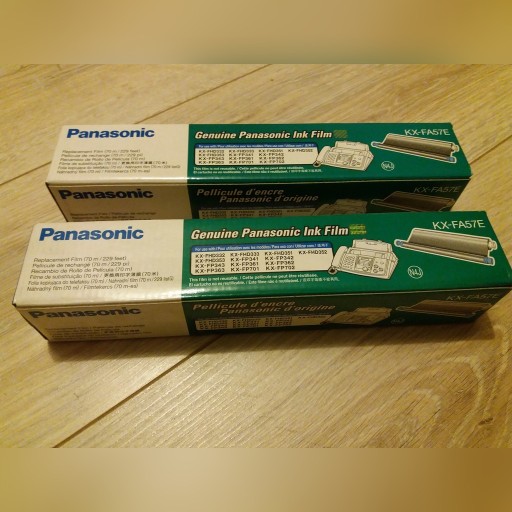 Zdjęcie oferty: KX FA 57E - Folia do faksu Panasonic . Oryginalna