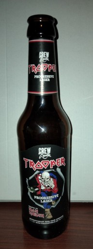 Zdjęcie oferty: TROOPER IRON MAIDEN butelka po piwie+ mini plakat 